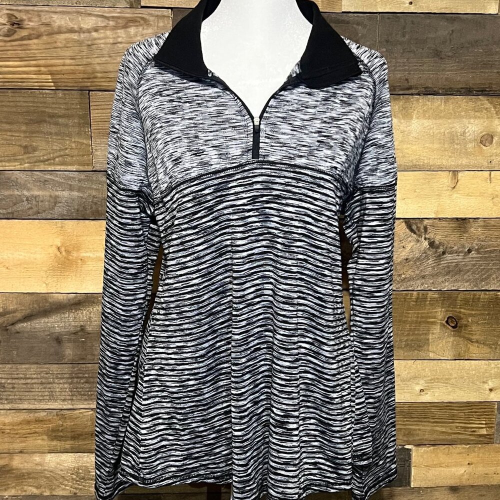 Avia Women's Gray 1/4 Zip Pullover Size L (L12-14)